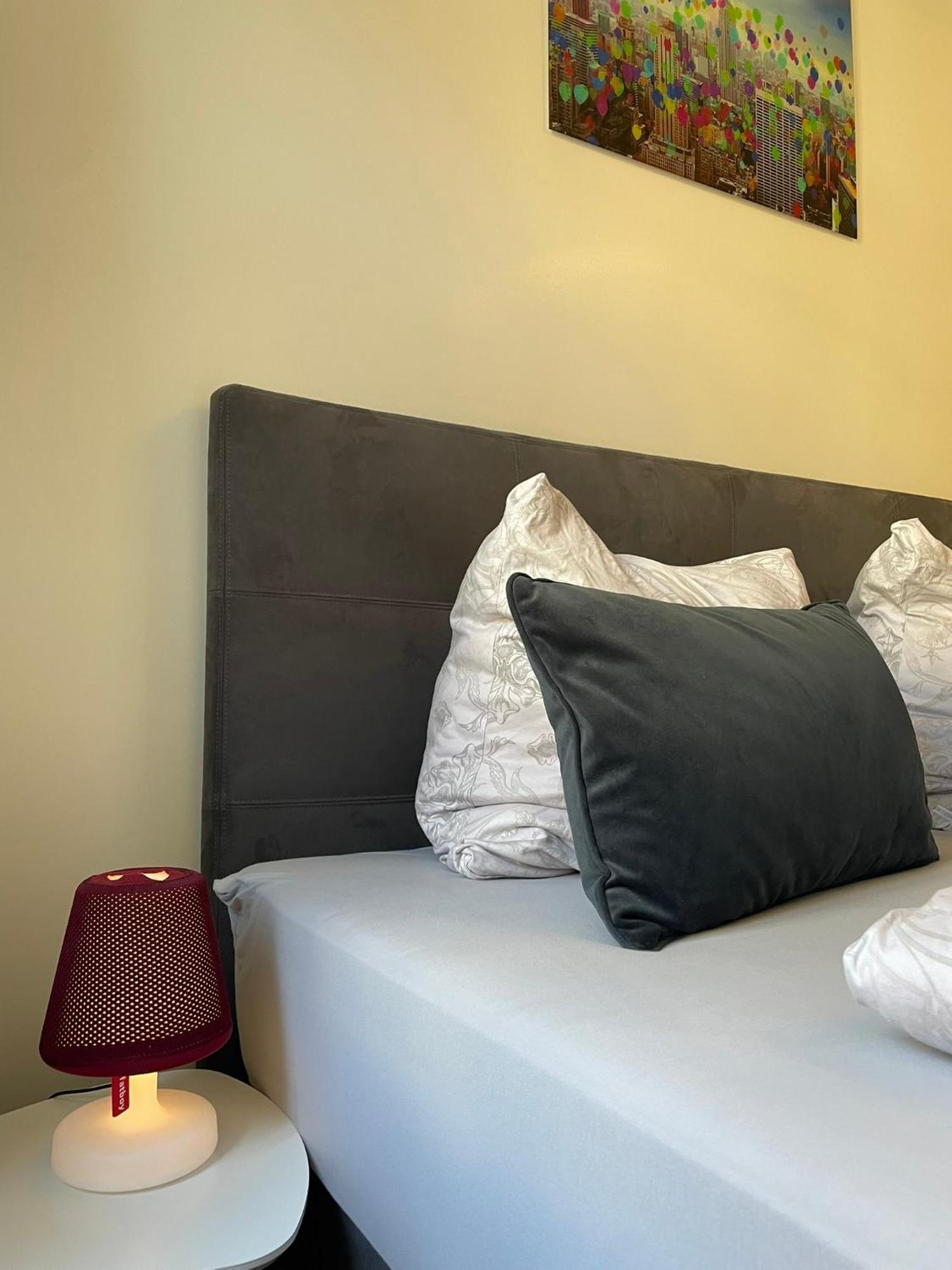 Soul-Apartment Balkon Privatparkplatz 2 Boxspringbetten 55Zoll Tv Wlan Leipzig Luaran gambar