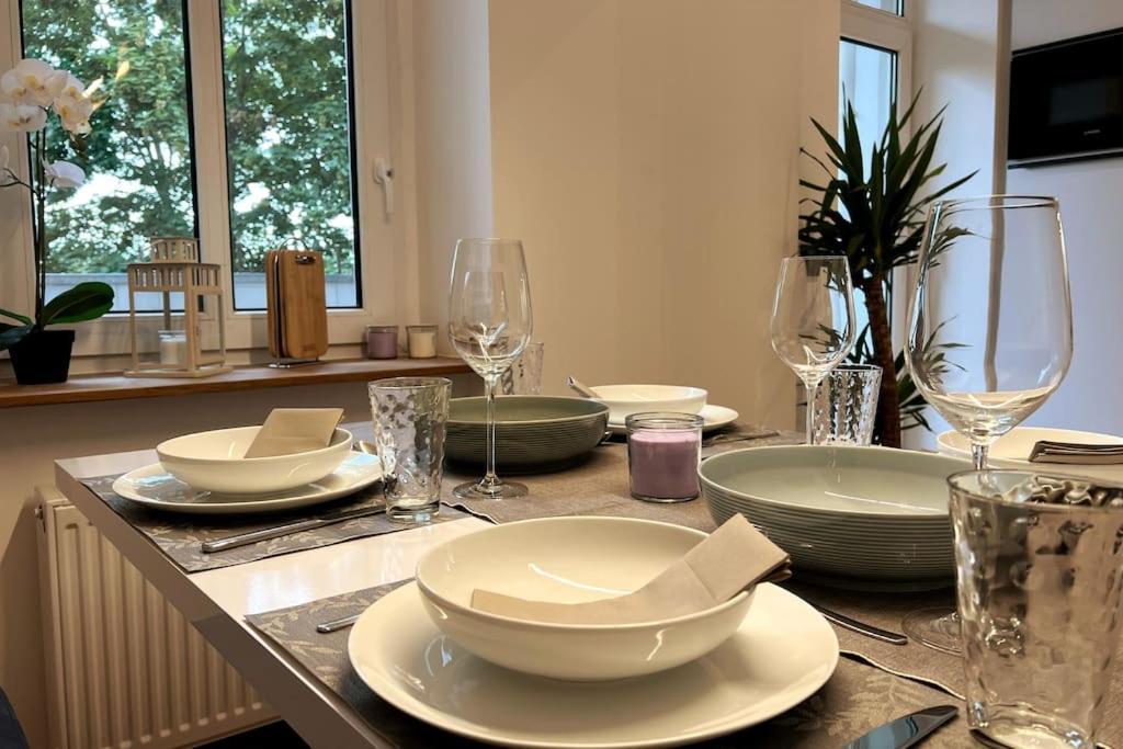 Soul-Apartment Balkon Privatparkplatz 2 Boxspringbetten 55Zoll Tv Wlan Leipzig Luaran gambar