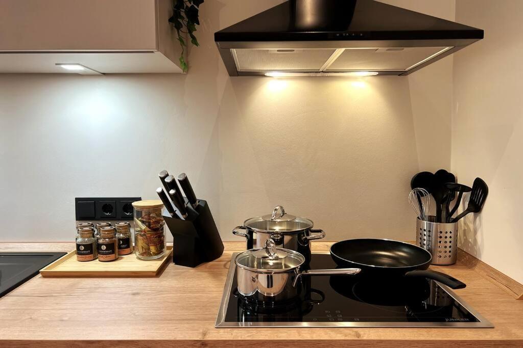Soul-Apartment Balkon Privatparkplatz 2 Boxspringbetten 55Zoll Tv Wlan Leipzig Luaran gambar